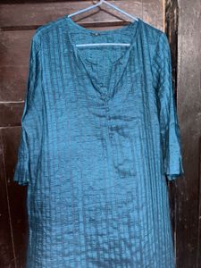 Teal Blue Kurta