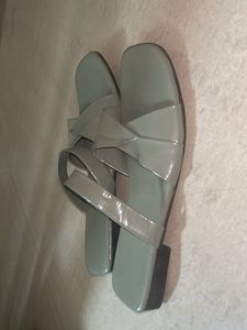CLASSIC sea green heel sandals