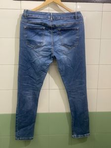 Blue Wash Denim Jeans