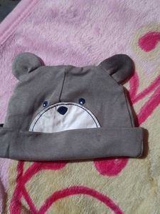 Cute Black Bear Baby Hat