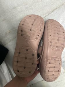 Cute Pink Clogs with Charms