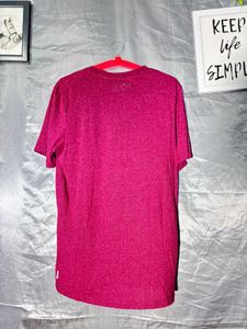 Jack &amp; Jones Pink Graphic T-Shirt