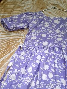 Purple Floral Dress