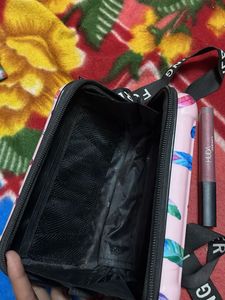 Feather Print Crossbody Bag