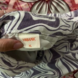 Y2K Purple Swirl Wide Leg Jeans