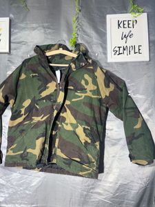 Men's Camo Military Jacket hooded