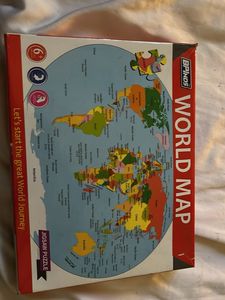 World Map Jigsaw Puzzle for Kids