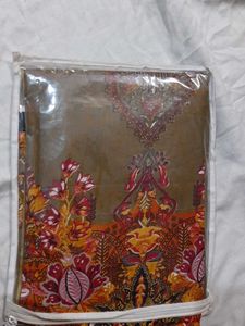 Embroidered unstitched kurta suit material