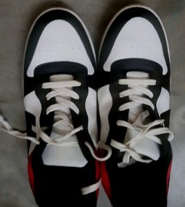 Stylish Black and White Sneakers
