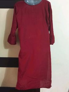 Maroon Tunic Top