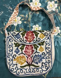 Embroidered Sling Bag