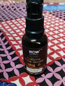Wow Caffeine Face Serum. 25% Use . 85% Left . Good Product Tested By Doctors