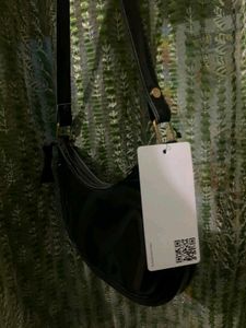 Trendy Black Hobo Bag