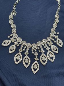 anti tarnish AD STONES Necklace