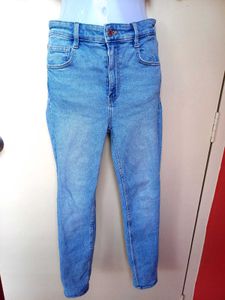 ZARA Light Wash blue Jeans solid 💙