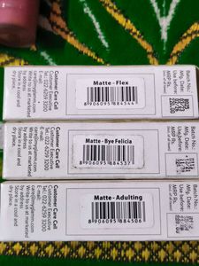 MyGlamm LIT Nail Enamel Set of 3 flex buy felicia