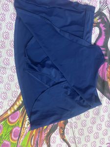 Blue gym skirt