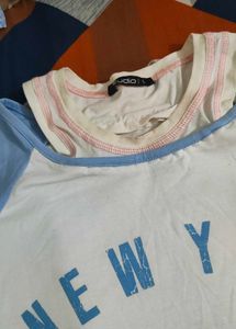 Cute Cropped "New York" T-Shirt