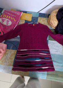 Striped Knit Dress
