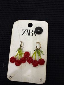 Zara Cherry Beaded Earrings