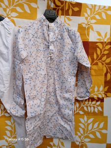 Mens cotton kurta With Pant free