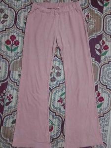 Comfortable Pink Wide-Leg Pants