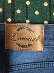 Blue Denim Capri 3/4
