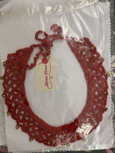 Handmade Crochet Detachable Collar Necklace