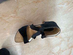 Black Heeled Sandals