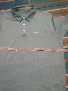 Grey Nike Polo Shirt