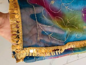 Colorful Tie-Dye sarees with Sequins