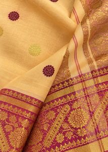 Traditional Bengali Taant Cotton Saree