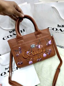 Coach Cherry Embroidered Handbag CARGO TOTE ( COPY