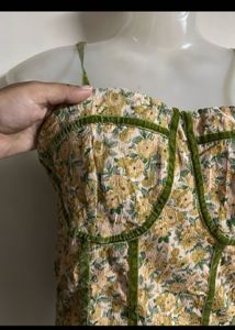 Floral Corset Top
