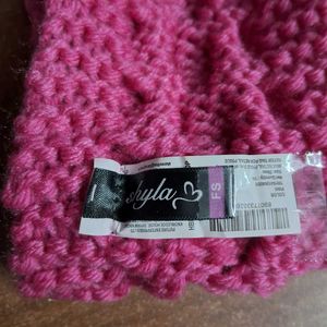 Pink Knitted Headband