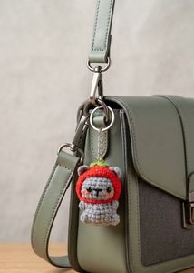 Crochet Bear Keychain