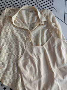 Off White Self Design Shirt