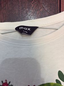 White T-Shirt with "Love" Earth Graphic