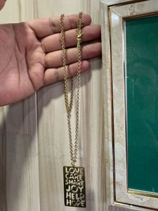 Being Human Jewellery Signature Tag Necklace