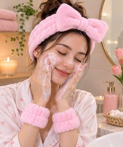 Cute pink sequenced head band