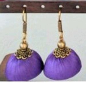 Silk Thread Jhumka