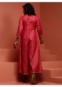 Elegant Pink Ethnic Jumpsuit