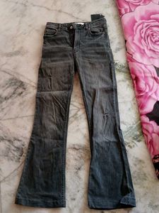 Stylish Flared Denim Jeans