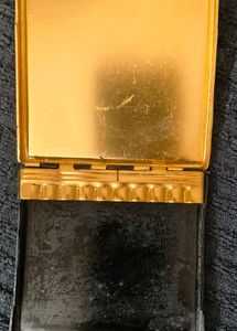 Antique Vintage Textured Metal Folding Box