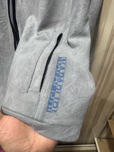 Napapijri Blouson Grey Zipup Warm Fleece