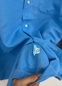 Men's Blue Zara Button-Down Shirt