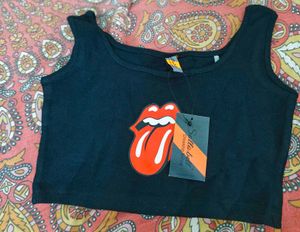 Rolling Stones Black Tank Top