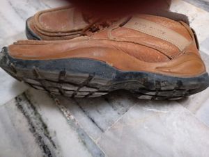 Men's Casual Brown Leather Shoes