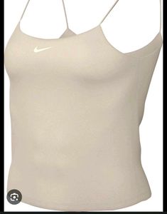 Nike Women's Beige Spaghetti Strap Tank Top