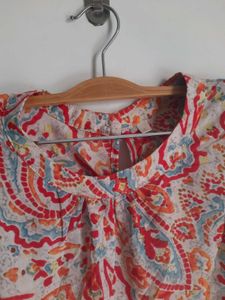 Bohemian Paisley Print Blouse